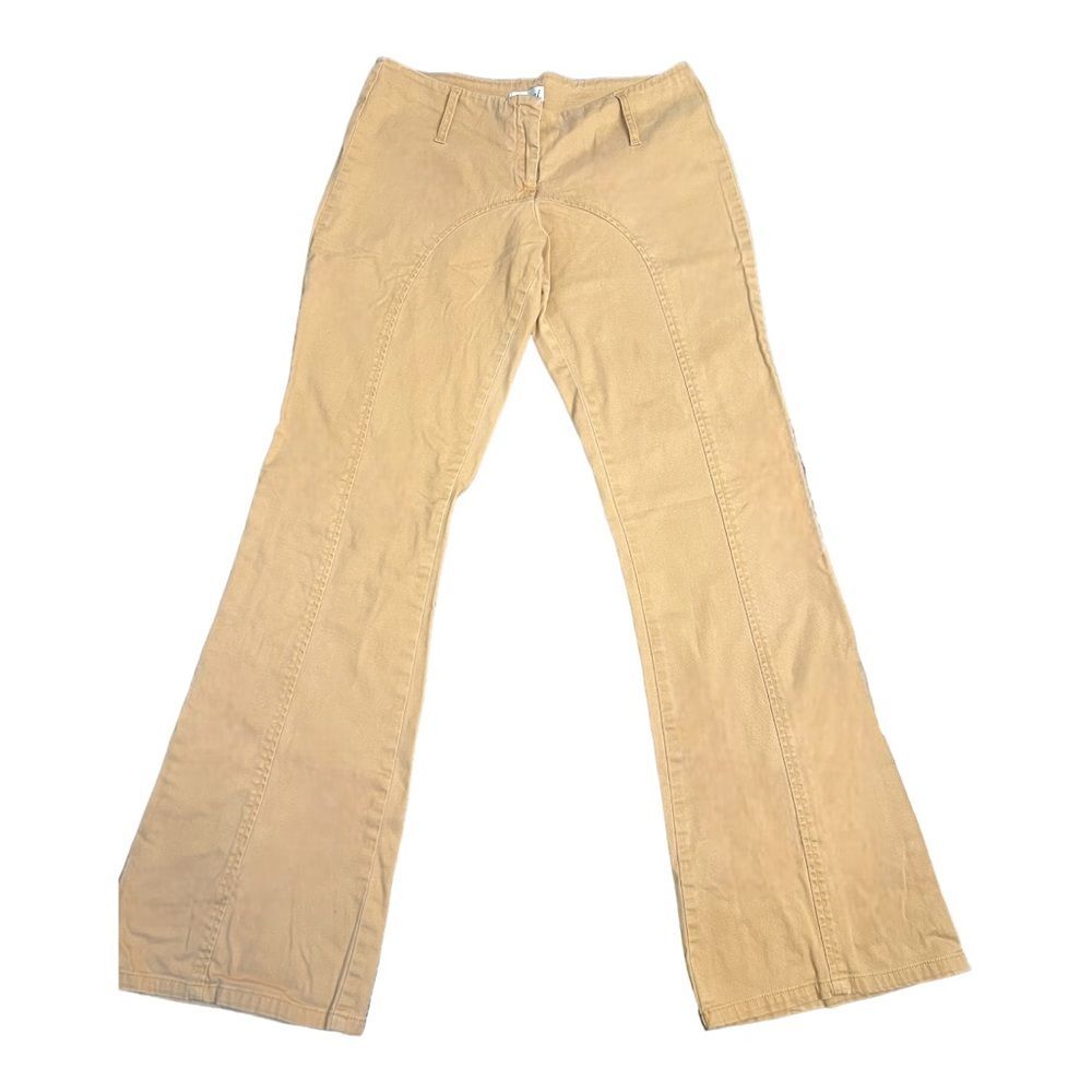 Y2K Wet Seal Flare Office Siren Khaki Flare Pants Size 5